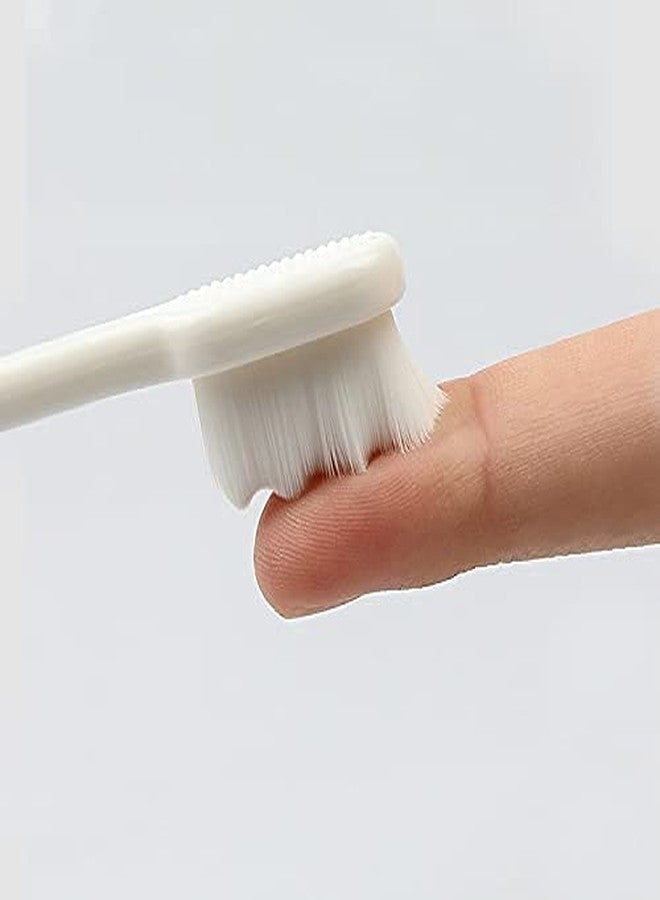 في براش فرشاة أسنان Vi Brush - فرشاة أسنان فائقة النعومة | شعيرات نانو مع منظف للسان | ناعمة ورفيعة | حماية من التسوس | ناعمة ولطيفة على الأسنان الحساسة بنمط متعرج | مضادة للبكتيريا (قطعتان، أسود وأبيض) - Image 2